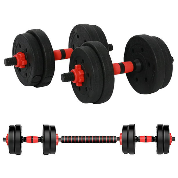 Adjustable 10KG Barbell Set Dumbbells Weights Lifting Gym Exercise Fitness